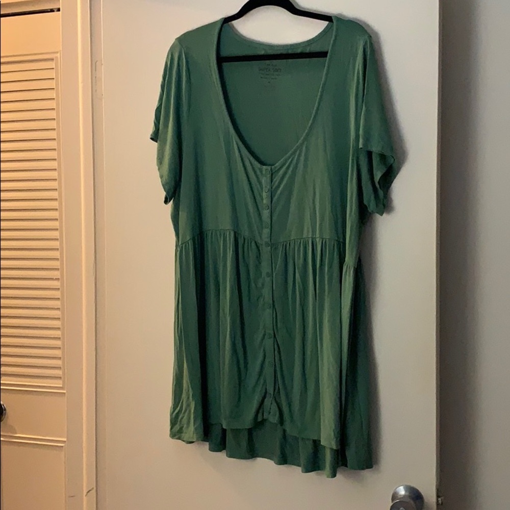 Torrid Scoop Neck Babydoll Tunic Top